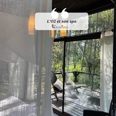 Alojamento de Turismo Selvagem L'o2 Et Son Spa, De Verre Et De Bois Origne (Gironde)